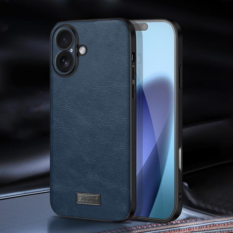 SULADA 防震 TPU 混合手工皮革手機殼，適用於 iPhone 17 Pro Max、iPhone 17 Pro、iPhone 17、iPhone Air
