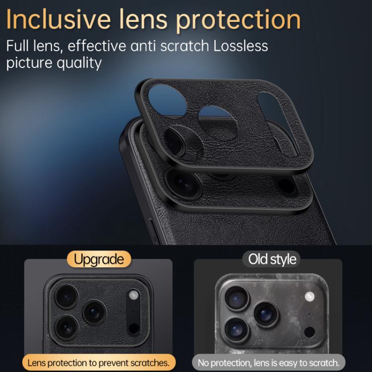 SULADA 防震 TPU 混合手工皮革手機殼，適用於 iPhone 17 Pro Max、iPhone 17 Pro、iPhone 17、iPhone Air
