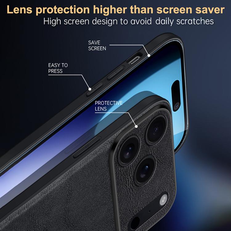 SULADA 防震 TPU 混合手工皮革手機殼，適用於 iPhone 17 Pro Max、iPhone 17 Pro、iPhone 17、iPhone Air