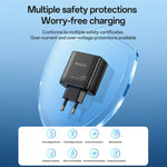 Yesido YC144C 65W 三埠快速充電器，附 1 米 Type-C 線，YC144C