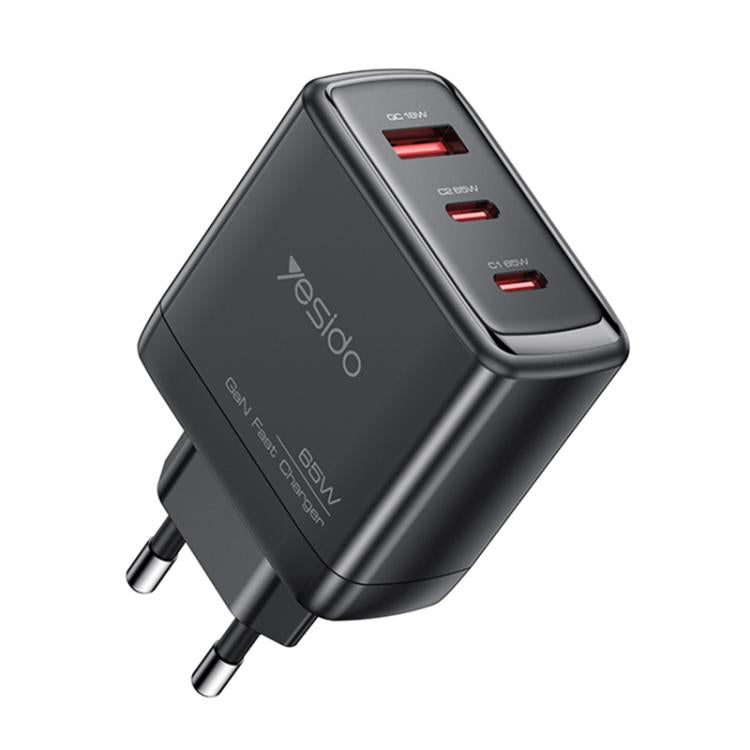 Yesido YC144 65W 三埠快速充電器，YC144