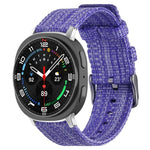 xDfind Nylon Canvas Watch Band, For Samsung Galaxy Watch Ultra / Ultra 2025, For Samsung Galaxy Watch8 / 8 Classic, For Samsung Galaxy Watch 7 / 6 / 5 / FE, For Samsung Galaxy Fit3