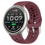 xDfind Silver Buckle Silicone Sport Watch Band, 20mm