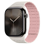 xDfind 對比色磁性矽膠錶帶，適用於 Apple Watch 42 / 44 / 45 / 46 / 49mm，適用於 Apple Watch 38 / 40 / 41 / S10 42mm