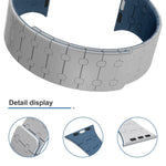 xDfind 對比色磁性矽膠錶帶，適用於 Apple Watch 42 / 44 / 45 / 46 / 49mm，適用於 Apple Watch 38 / 40 / 41 / S10 42mm