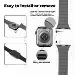 xDfind 對比色磁性矽膠錶帶，適用於 Apple Watch 42 / 44 / 45 / 46 / 49mm，適用於 Apple Watch 38 / 40 / 41 / S10 42mm