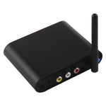 Measy AV240 2.4GHz 無線音頻/視頻發射器與接收器，帶紅外回傳功能，距離：400米，AV240 黑色