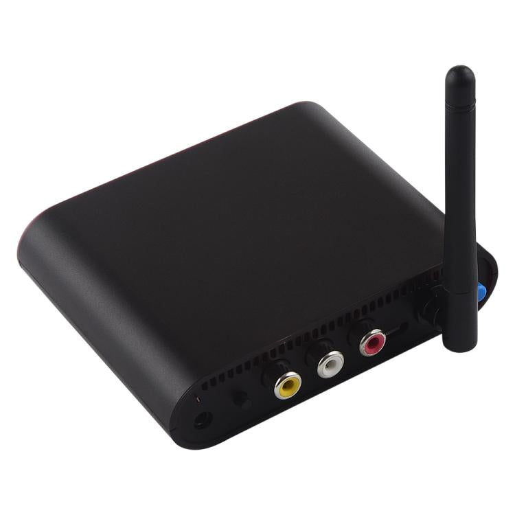 Measy AV240 2.4GHz 無線音頻/視頻發射器與接收器，帶紅外回傳功能，距離：400米，AV240 黑色