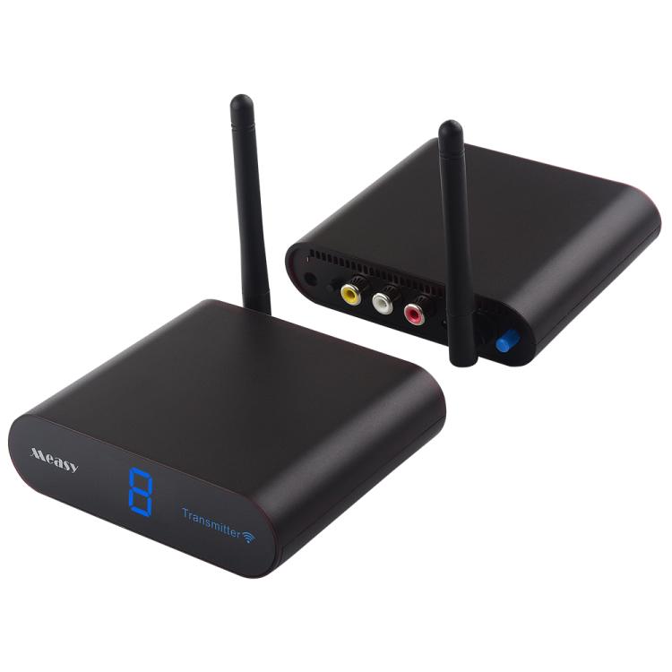 Measy AV530 5.8GHz Wireless Audio / Video Transmitter and Receiver, Distance: 300m, AV530 Black