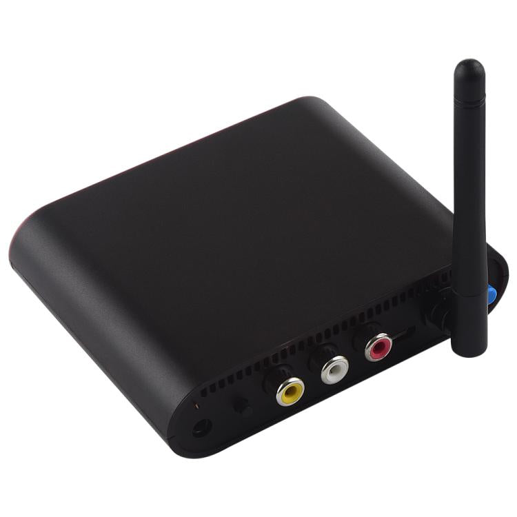 Measy AV540 5.8GHz 無線音頻/視頻發射器與接收器，帶紅外回傳功能，距離：400米，AV540 黑色