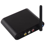 Measy AV230 2.4GHz 無線音頻/視頻發射器與接收器，帶紅外回傳功能，距離：300米，AV230 黑色