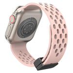 xDfind 磁性扣環矽膠錶帶，適用於 Apple Watch 42 / 44 / 45 / 46 / 49mm，適用於 Apple Watch 38 / 40 / 41 / S10 42mm
