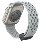 xDfind 磁性扣環矽膠錶帶，適用於 Apple Watch 42 / 44 / 45 / 46 / 49mm，適用於 Apple Watch 38 / 40 / 41 / S10 42mm