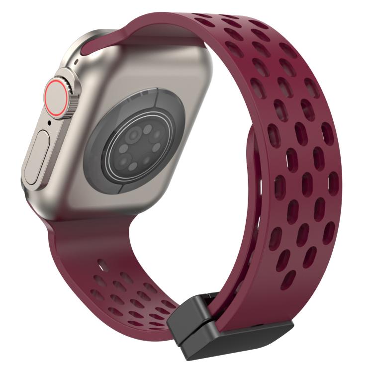 xDfind 磁性扣環矽膠錶帶，適用於 Apple Watch 42 / 44 / 45 / 46 / 49mm，適用於 Apple Watch 38 / 40 / 41 / S10 42mm