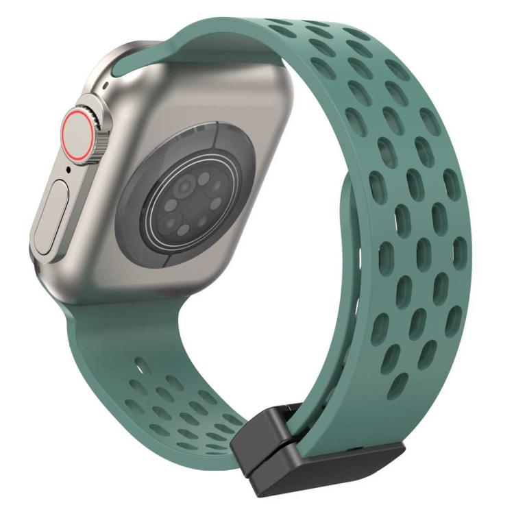 xDfind 磁性扣環矽膠錶帶，適用於 Apple Watch 42 / 44 / 45 / 46 / 49mm，適用於 Apple Watch 38 / 40 / 41 / S10 42mm