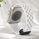 xDfind 磁性扣環矽膠錶帶，適用於 Apple Watch 42 / 44 / 45 / 46 / 49mm，適用於 Apple Watch 38 / 40 / 41 / S10 42mm