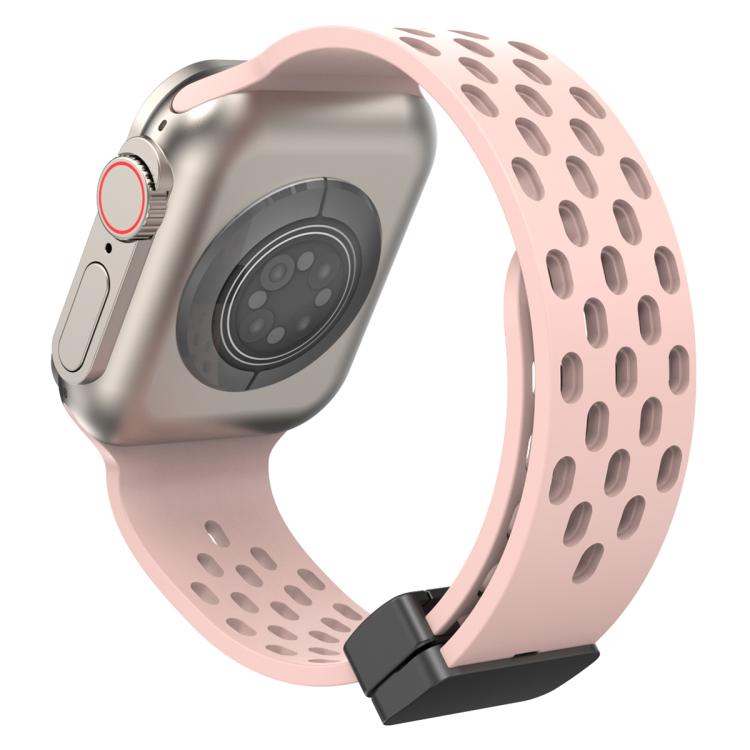 xDfind 磁性扣環矽膠錶帶，適用於 Apple Watch 42 / 44 / 45 / 46 / 49mm，適用於 Apple Watch 38 / 40 / 41 / S10 42mm