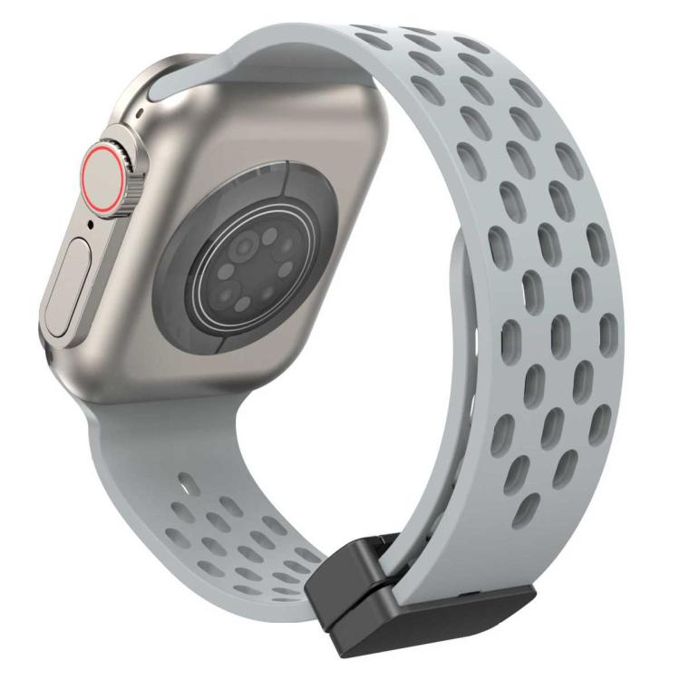 xDfind 磁性扣環矽膠錶帶，適用於 Apple Watch 42 / 44 / 45 / 46 / 49mm，適用於 Apple Watch 38 / 40 / 41 / S10 42mm