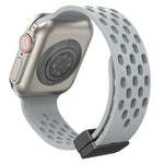 xDfind 磁性扣環矽膠錶帶，適用於 Apple Watch 42 / 44 / 45 / 46 / 49mm，適用於 Apple Watch 38 / 40 / 41 / S10 42mm