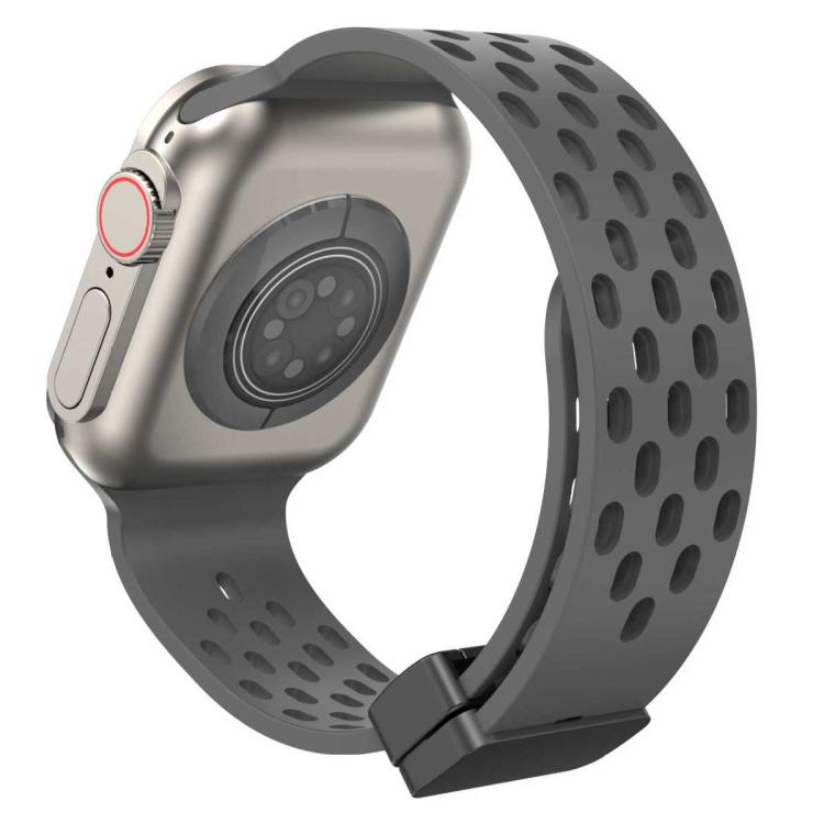 xDfind 磁性扣環矽膠錶帶，適用於 Apple Watch 42 / 44 / 45 / 46 / 49mm，適用於 Apple Watch 38 / 40 / 41 / S10 42mm