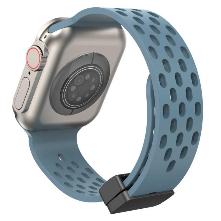 xDfind 磁性扣環矽膠錶帶，適用於 Apple Watch 42 / 44 / 45 / 46 / 49mm，適用於 Apple Watch 38 / 40 / 41 / S10 42mm
