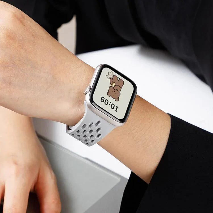 xDfind 磁性扣環矽膠錶帶，適用於 Apple Watch 42 / 44 / 45 / 46 / 49mm，適用於 Apple Watch 38 / 40 / 41 / S10 42mm
