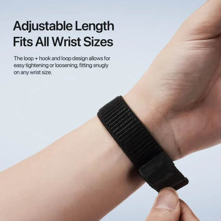 DUX DUCIS YE 系列尼龍編織錶帶，適用於 Apple Watch 46mm / 49mm / 45mm / 44mm，適用於 Apple Watch 42mm / 41mm / 40mm / 38mm