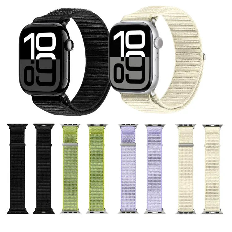 DUX DUCIS YE 系列尼龍編織錶帶，適用於 Apple Watch 46mm / 49mm / 45mm / 44mm，適用於 Apple Watch 42mm / 41mm / 40mm / 38mm