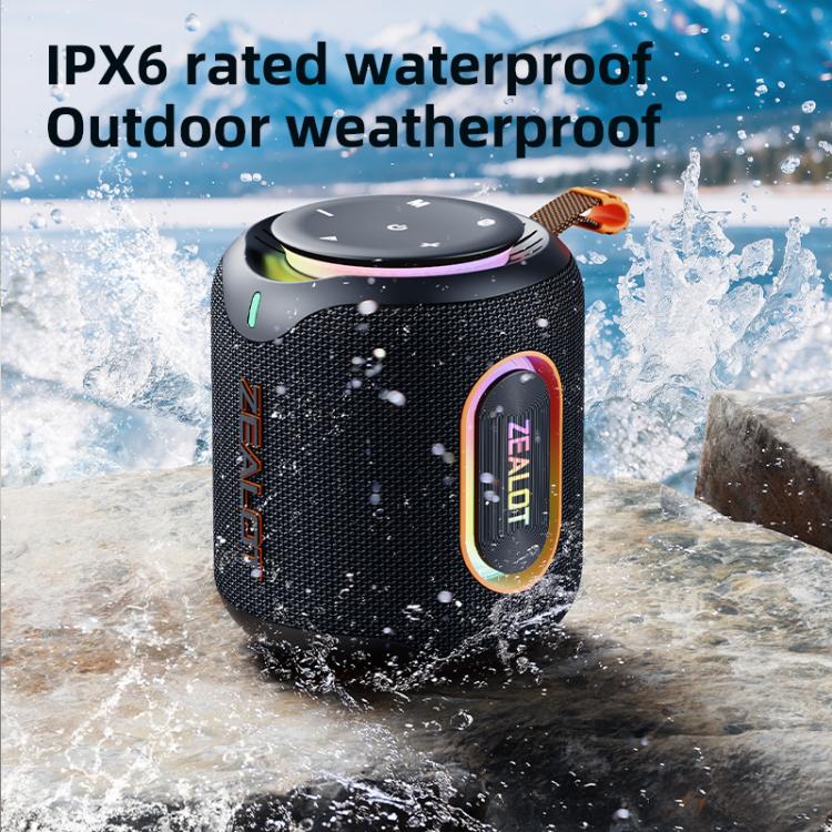 Zealot M1 30W 便攜戶外 IPX6 RGB 立體聲藍牙喇叭
