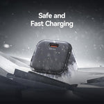 USAMS CC262 30W GaN USB-C / Type-C 埠迷你快速充電器，歐規插頭
