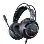 ONIKUMA X88 頭戴式 RGB 燈電競遊戲耳機，線長：2.2m，X88