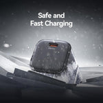USAMS CC276 30W GaN USB-C / Type-C 埠迷你快速充電器，英規插頭