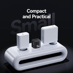 USAMS CC270 30W GaN USB-C / Type-C 及 USB 雙埠迷你快速充電器，美規插頭