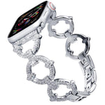 xDfind O 形鑽石金屬錶帶，適用於 Apple Watch 42 / 44 / 45 / 46 / 49mm，適用於 Apple Watch 38 / 40 / 41 / S10 42mm