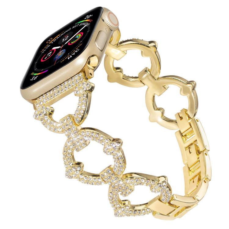 xDfind O 形鑽石金屬錶帶，適用於 Apple Watch 42 / 44 / 45 / 46 / 49mm，適用於 Apple Watch 38 / 40 / 41 / S10 42mm