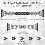 xDfind 蝴蝶形鑽石金屬錶帶，適用於 Apple Watch 42 / 44 / 45 / 46 / 49mm，適用於 Apple Watch 38 / 40 / 41 / S10 42mm