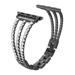xDfind 三鑽石金屬錶帶，適用於 Apple Watch 42 / 44 / 45 / 46 / 49mm，適用於 Apple Watch 38 / 40 / 41 / S10 42mm