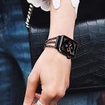 xDfind 三鑽石金屬錶帶，適用於 Apple Watch 42 / 44 / 45 / 46 / 49mm，適用於 Apple Watch 38 / 40 / 41 / S10 42mm