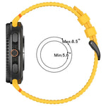 xDfind 合金黑色扣環蜂巢透氣矽膠錶帶，適用於 Samsung Galaxy Watch8 / Watch8 Classic