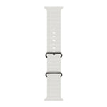 帶有3D曲面膜的海洋矽膠錶帶，適用於Apple Watch系列41毫米，Apple Watch系列38毫米，Apple Watch系列42毫米