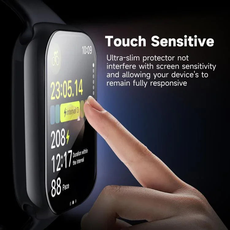 帶有3D曲面膜的蝴蝶扣矽膠錶帶，適用於Apple Watch系列41毫米，Apple Watch系列38毫米，Apple Watch系列42毫米