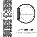 xDfind 閃亮鑽石珠寶金屬錶帶附保護殼，適用於Apple Watch系列10 46毫米，Apple Watch系列10 42毫米，Apple Watch系列44毫米，Apple Watch系列40毫米，Apple Watch Ultra 2 / 1 49毫米，Apple Watch系列45毫米
