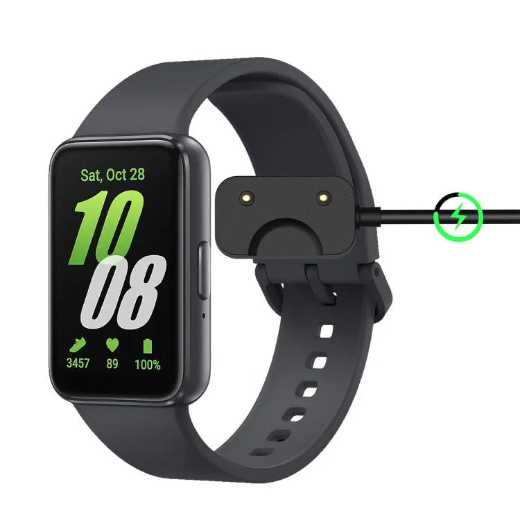 xDfind USB-C / Type-C介面智慧手錶充電線，帶晶片保護，長度：1米，適用於Samsung Galaxy Fit3，Type-C介面