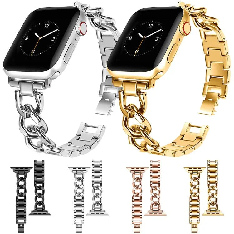xDfind雙圈金屬錶帶，適用於Apple Watch 42 / 44 / 45 / 46 / 49mm，Apple Watch 38 / 40 / 41 / S10 42mm