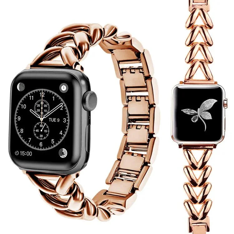 xDfindV型金屬錶帶，適用於Apple Watch 42 / 44 / 45 / 46 / 49mm，Apple Watch 38 / 40 / 41 / S10 42mm