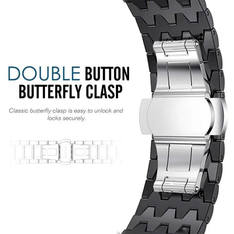 xDfind龍紋金屬錶帶，適用於Apple Watch 42 / 44 / 45 / 46 / 49mm，Apple Watch 38 / 40 / 41 / S10 42mm