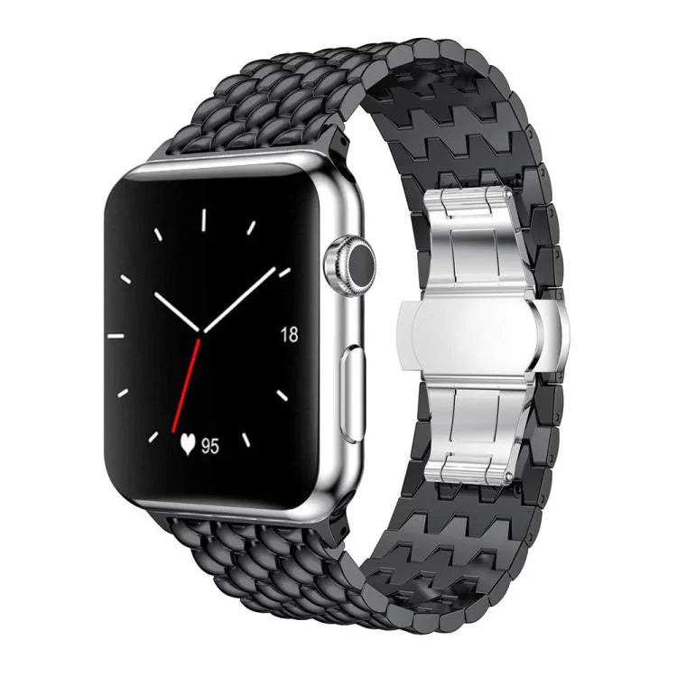 xDfind龍紋金屬錶帶，適用於Apple Watch 42 / 44 / 45 / 46 / 49mm，Apple Watch 38 / 40 / 41 / S10 42mm