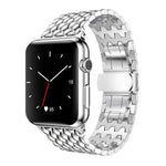 xDfind龍紋金屬錶帶，適用於Apple Watch 42 / 44 / 45 / 46 / 49mm，Apple Watch 38 / 40 / 41 / S10 42mm