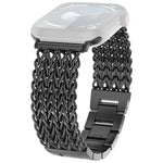 xDfind人字紋編織不鏽鋼錶帶，適用於Apple Watch 42 / 44 / 45 / 46 / 49mm，Apple Watch 38 / 40 / 41 / S10 42mm