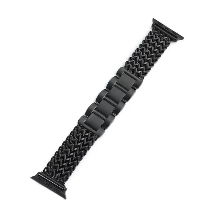 xDfind人字紋編織不鏽鋼錶帶，適用於Apple Watch 42 / 44 / 45 / 46 / 49mm，Apple Watch 38 / 40 / 41 / S10 42mm